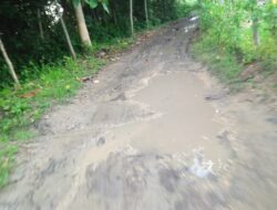 Jalan Rusak Parah Warga Dusun Lembung Merasa Di Anak Tirikan