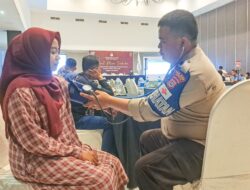 Subsatgas Dokkes Polres Banggai Gelar Pemeriksaan Gratis Saat Pleno Kabupaten