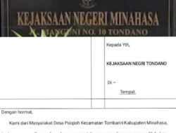 Pj. Hukum Tua Desa Poopo Di Laporkan Ke Kejaksaan Negeri Minahasa, Terkait Kasus Dugaan Penyelewengan Dana Desa TA. 2023