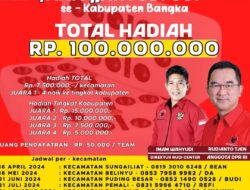 Direktur Rudi Center Gelar Lomba Gaple Dengan Total Hadiah Rp 100 Juta Di Kabupaten Bangka