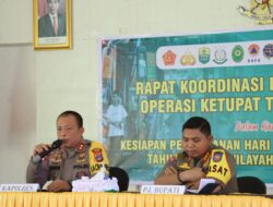 Jelang Idul Fitri 1445 H, Polres Buol Gelar Rakor Lintas Sektoral Kesiapan Ops Ketupat Tinombala – 2024