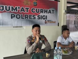 Kasat Lantas Polres Sigi Terima Keluhan Masyarakat Lewat Jumat Curhat